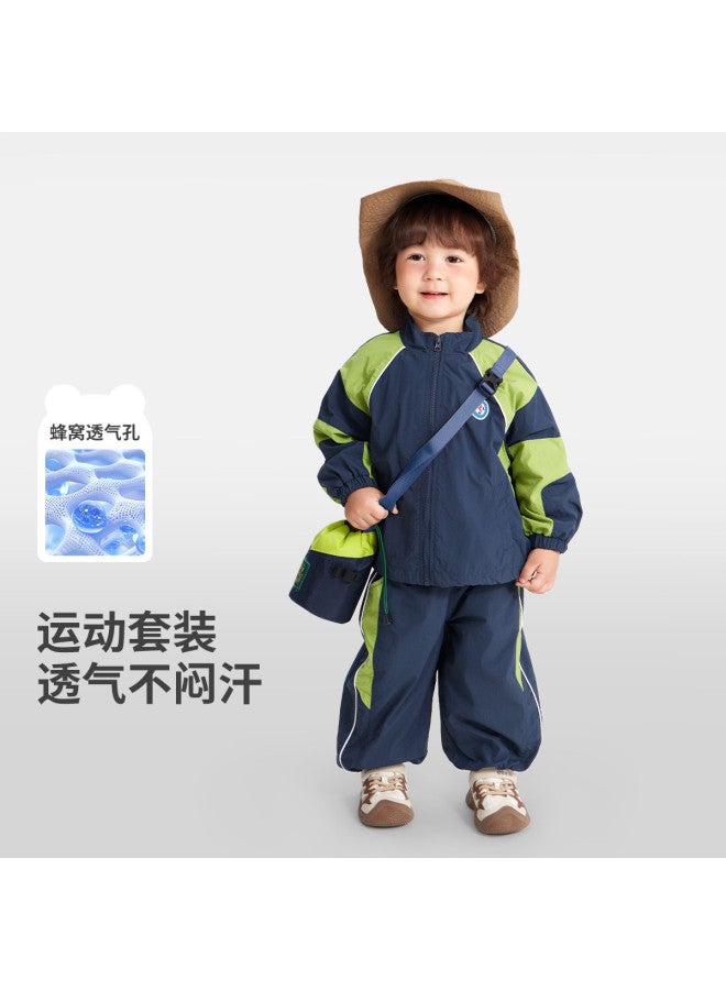 Baby Sportswear Set For Boys And Girls, Spring/autumn 2025 New Style Children's Two-piece Set, Outdoor Casual Set For Girls - Image 2