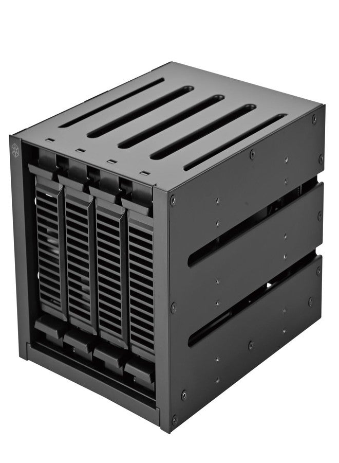 Silverstone Techology FS304-V Three (3) 5.25" Bay to Four (4) 3.5" SAS 12G / SATA 6G Trayless Hot-swap Cage, SST-FS304B-V - Image 1