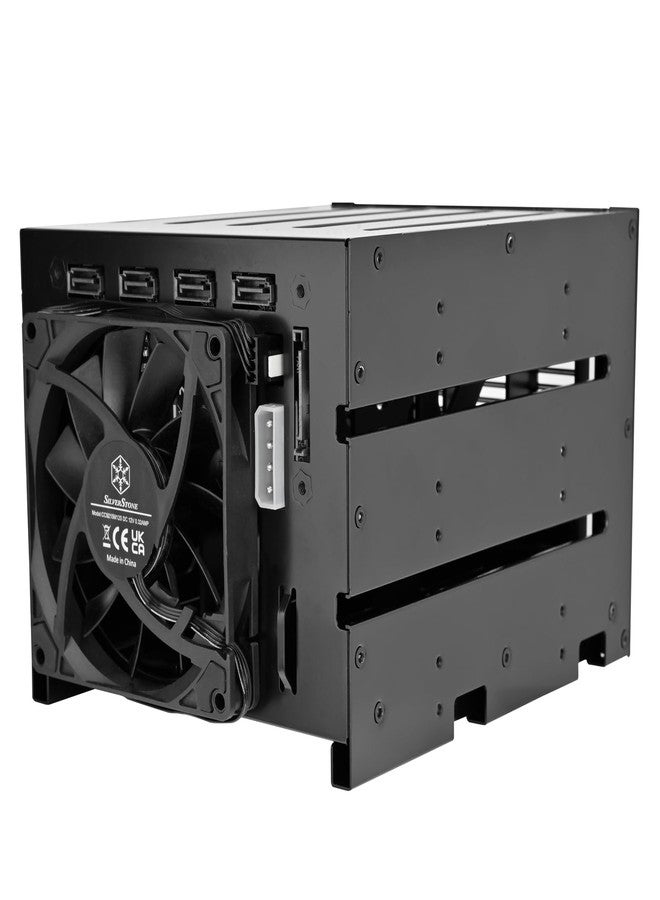 Silverstone Techology FS304-V Three (3) 5.25" Bay to Four (4) 3.5" SAS 12G / SATA 6G Trayless Hot-swap Cage, SST-FS304B-V - Image 3