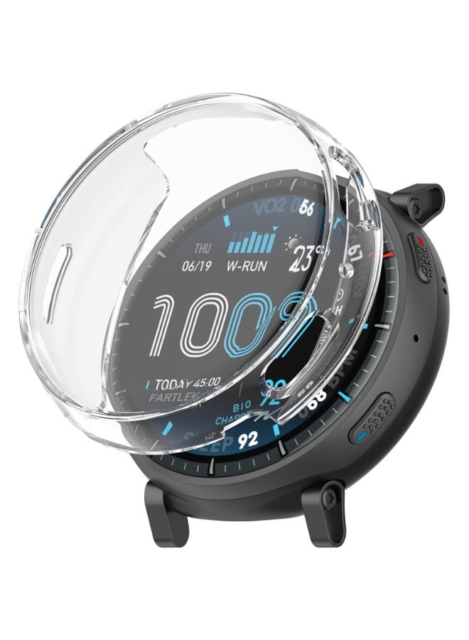 غطاء حالة TPU لـ Amazfit Active Max A2557 ، مقاومة للصدمات ، مضادة للخدش ، غطاء كامل للصدمة ، حالة ناعمة خفيفة الوزن ودائمة متوافقة مع Amazfit Active Max Smartwatch - Image 1