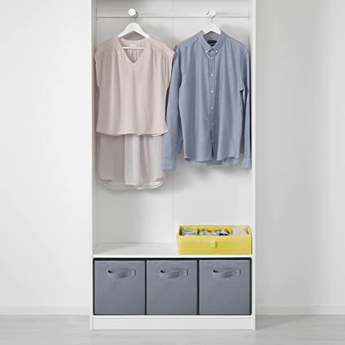 PowerKing Collapsible Storage Cubes with Handles, Fabric Foldable Bins for Closet Shelves, Durable Organization Storage Bins, 10.5'' x 11'' x 10.5'', 6 Pack, Light Grey - Image 3