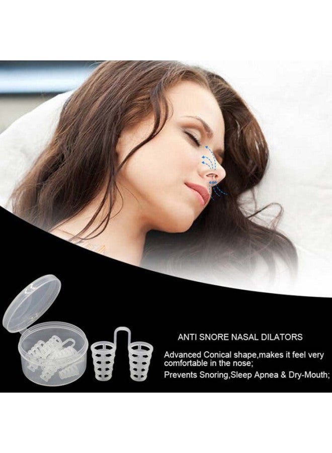 Mini Anti-snore Device Anti-Snore Nasal Plug Anti-snore Anti-snore Hollow-out Anti-snore Device Export-Color:S Code (nude)