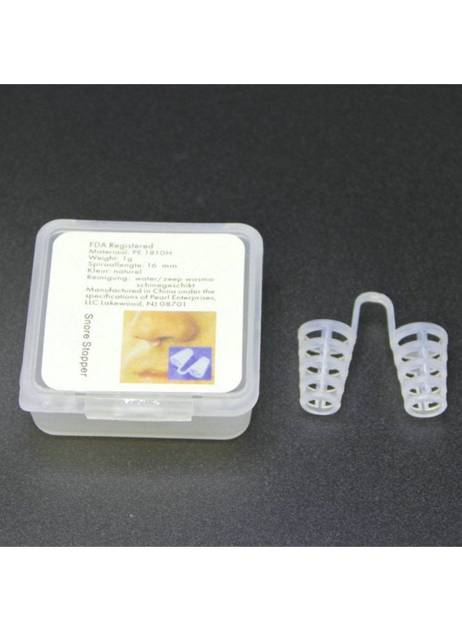 Mini Anti-snore Device Anti-Snore Nasal Plug Anti-snore Anti-snore Hollow-out Anti-snore Device Export-Color:S Code (nude)