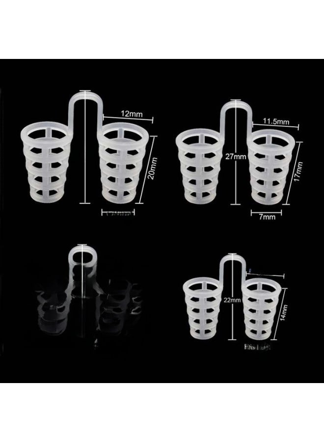 Mini Anti-snore Device Anti-Snore Nasal Plug Anti-snore Anti-snore Hollow-out Anti-snore Device Export-Color:S Code (nude)