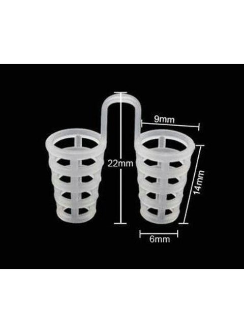 Mini Anti-snore Device Anti-Snore Nasal Plug Anti-snore Anti-snore Hollow-out Anti-snore Device Export-Color:S Code (nude)