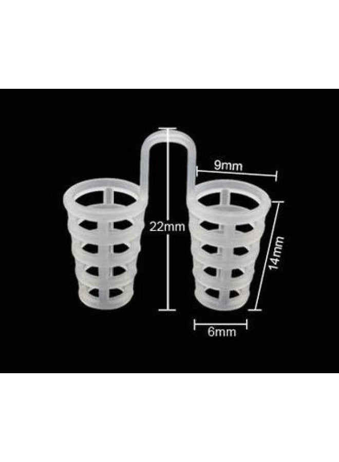 Mini Anti-snore Device Anti-Snore Nasal Plug Anti-snore Anti-snore Hollow-out Anti-snore Device Export-Color:S Code (nude)