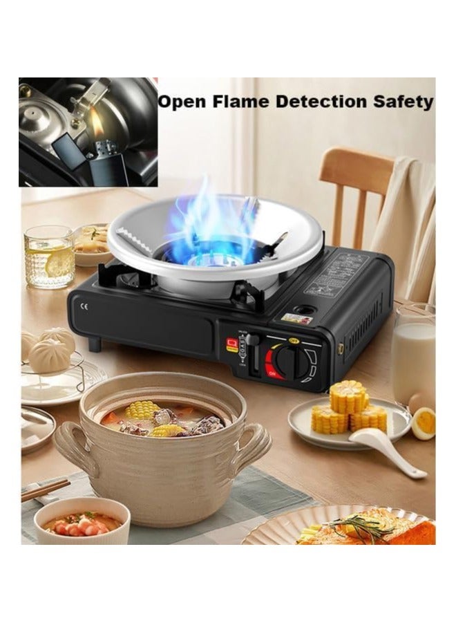 Happy Home Portable Camping Gas Stove for Camping & Durable Iron Construction With Carry Box - Image 3