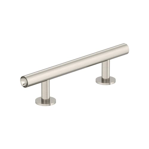 Amerock BP37390G10 Satin Nickel Cabinet Pull 3 in 76 mm CentertoCenter Cabinet Handle Radius Drawer Pull Kitchen Cabinet Handle Furniture Hardware - Image 1
