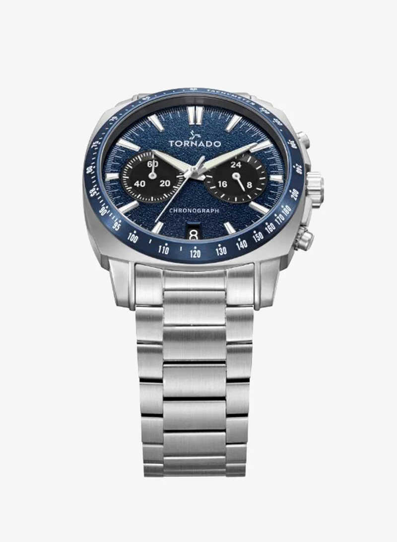 Tornado  Men's stainless steel Chronograph Watch T25104S-SBSN-N - 42mm for Men | Best Price UAE