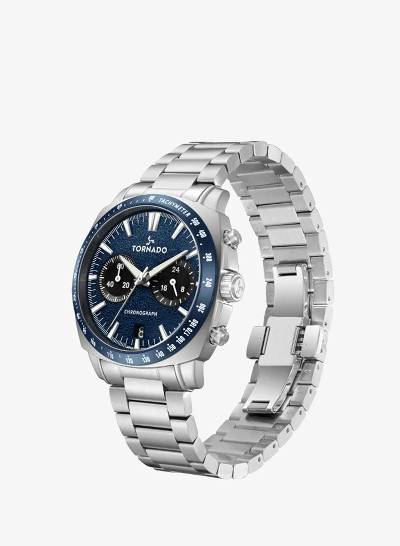 Tornado  Men's stainless steel Chronograph Watch T25104S-SBSN-N - 42mm for Men | Best Price UAE
