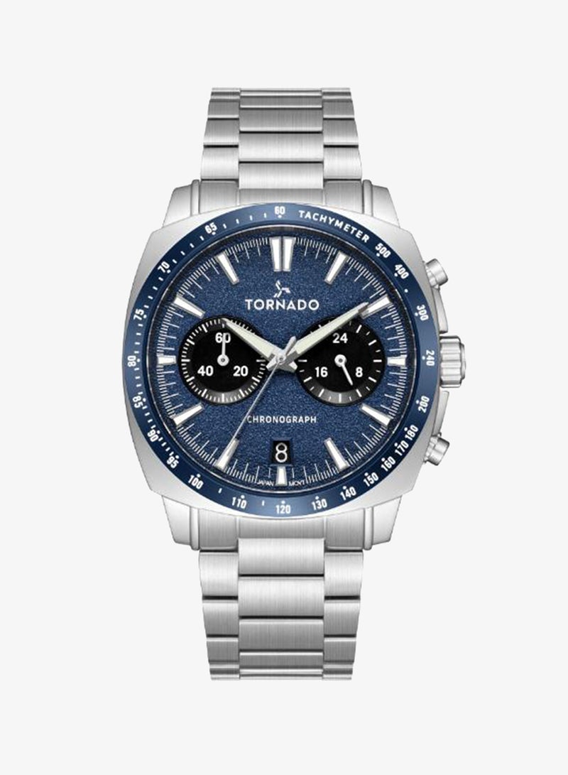 TORNADO Men's stainless steel Chronograph Watch T25104S-SBSN-N - 42mm - Image 2