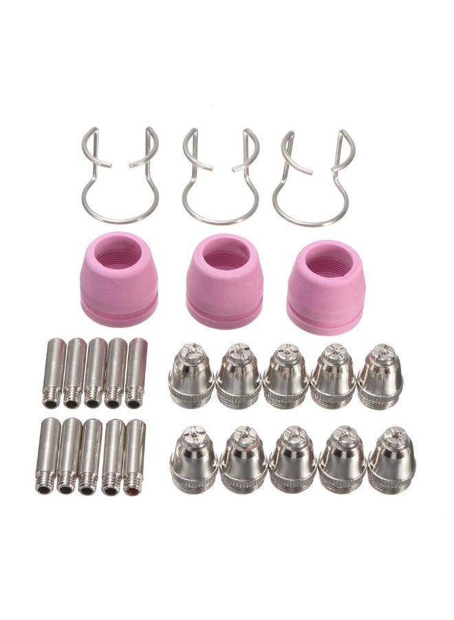 Loquat 26-Piece Plasma Cutter Kit Silver/Pink 20centimeter - Image 2