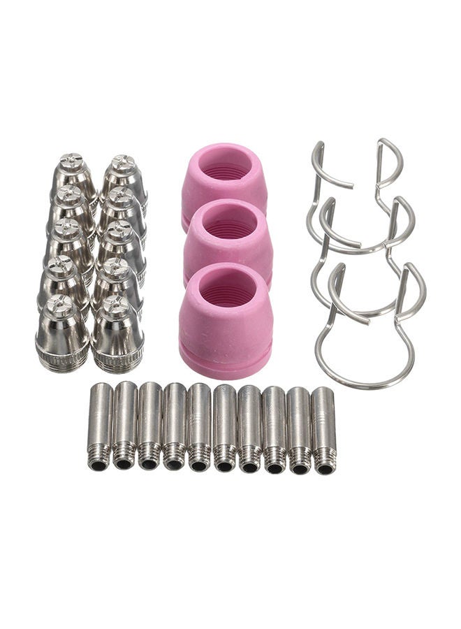Loquat 26-Piece Plasma Cutter Kit Silver/Pink 20centimeter - Image 1
