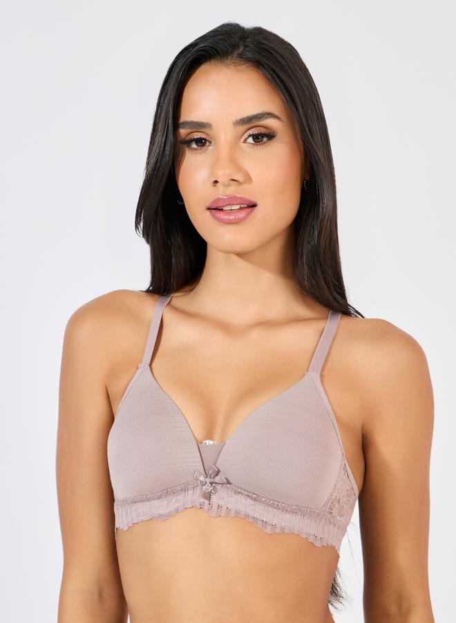 ستايلي مجموعة من 2 صدرية مبطنة بتفاصيل دانتيل - Image 5