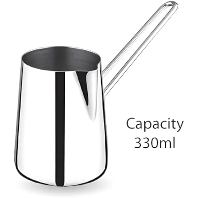 هاسيفير إبريق قهوة تركي من الفولاذ المقاوم للصدأ سيجديم كبير 330 مل - Image 4