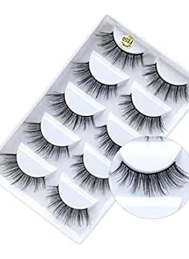 ORiTi Scent House False Eyelashes, 3D Faux Mink Fake Eyelashes Handmade Dramatic Thick Crossed Cluster False Eyelashes Black Nature Fluffy Long Soft Reusable(5 Pairs) (F850) - pzsku/Z104A816D584EBBD6048AZ/45/_/1692451760/7fb26021-ed2f-4c33-bf96-d119b816b106