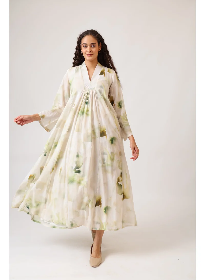 Noor Verdant Muse Panel Dress