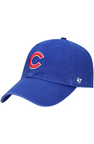 47 Brand Chicago Cubs Royal Blue Clean Up Adjustable Snapback Cap - Image 5
