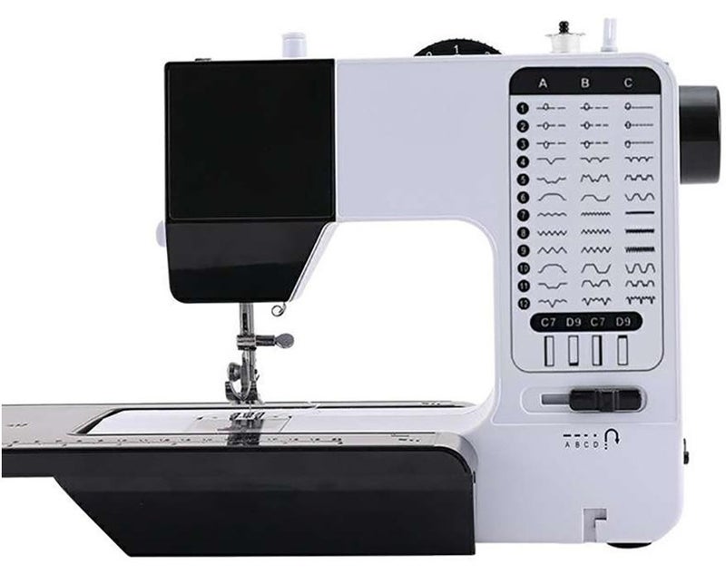 Sharpdo Electric Sewing Machine, Home Portable Sewing Machine Double Speed and Double thread, Mini Sewing Machine with 38 Stitches Patterns - Image 1