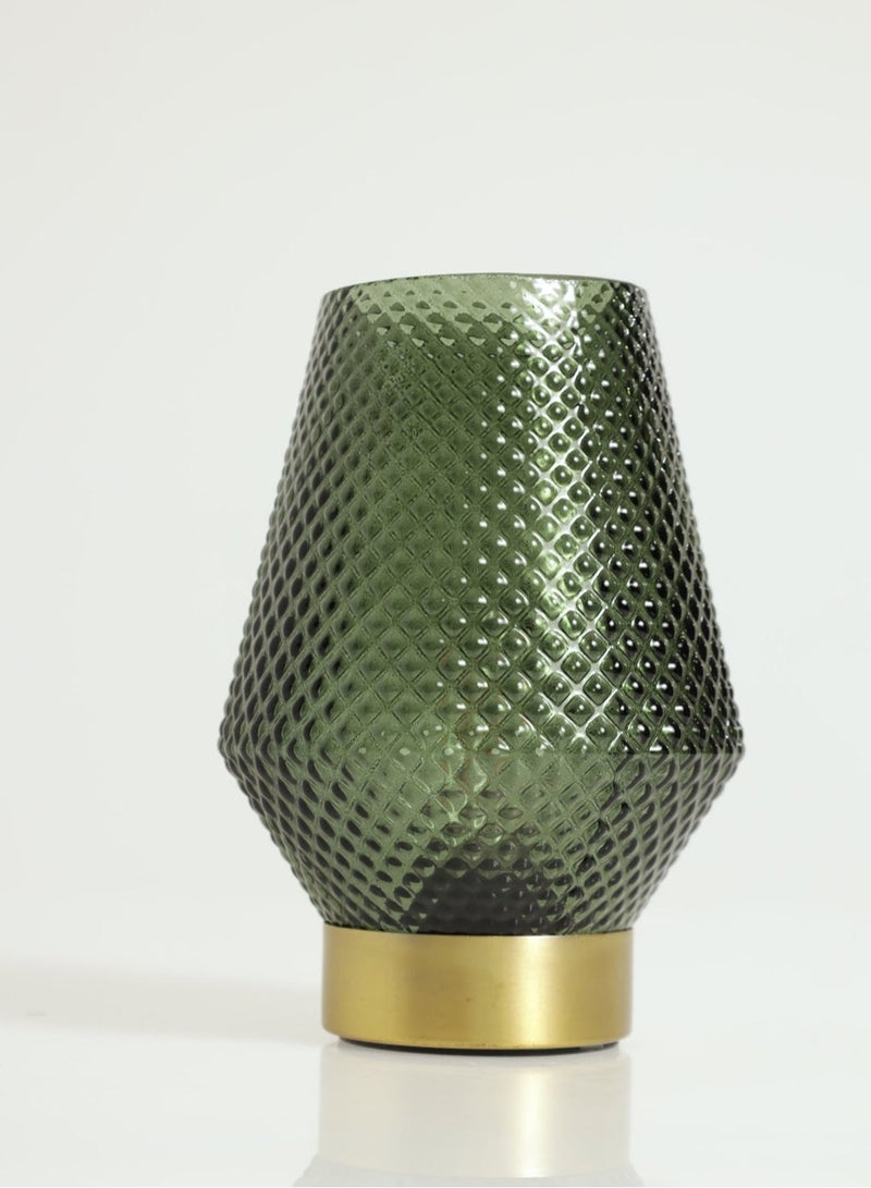 لوفت دانتي، مصباح ليد، عمق 12.4 × ارتفاع 17.5 سم، ذهبي، زجاج، نحاس - 167585 - Image 2