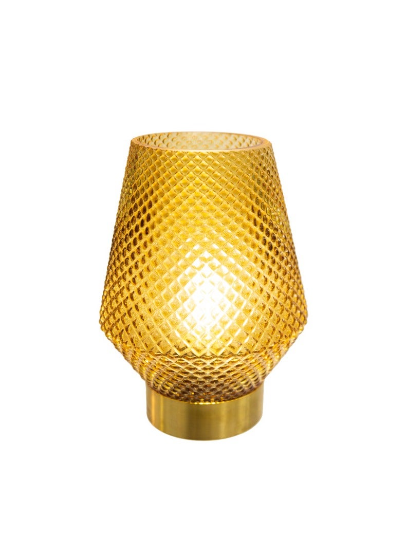 لوفت دانتي، مصباح ليد، عمق 12.4 × ارتفاع 17.5 سم، ذهبي، زجاج، نحاس - 167585 - Image 4