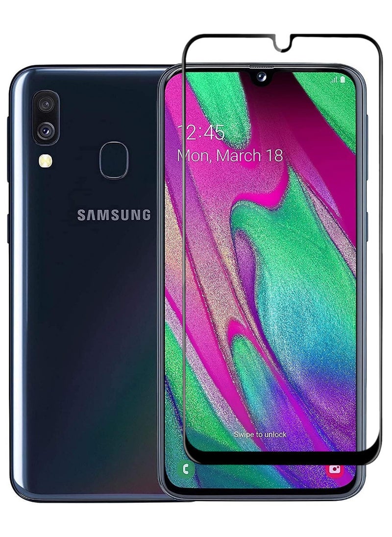 RAYON Tempered Glass Screen Protector 5D Designed For Samsung Galaxy A40 Full Screen Coverage And Bubble Free - Image 1