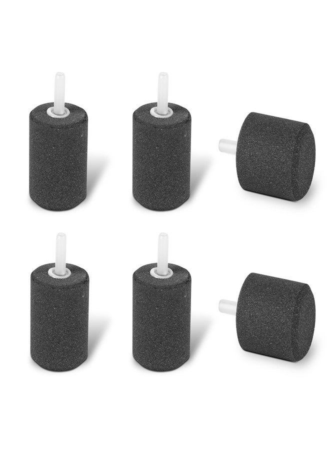 هايغر أحجار تهوية صامتة لأحواض السمك من هيجر، حجر فقاعات لتهوية حوض السمك، ملحقات مضخة هواء لأحواض السمك، طقم لأحواض أسماك الزينة والزراعة المائية (6 قطع (ارتفاع 0.86 بوصة، قطر 0.86 بوصة)) - Image 1