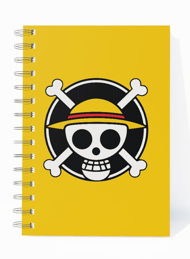LIT One Piece Notebook One Piece Spiral Notebook Manga Fan Gift Spiral Notebook Wan Pisu Logo Design  - Image 2