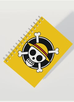LIT One Piece Notebook One Piece Spiral Notebook Manga Fan Gift Spiral Notebook Wan Pisu Logo Design  - Image 1