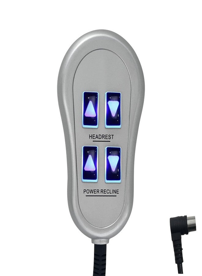 Fruhdi Lift Chairs Power Recliners 4 Button 5 Pin Prong Remote Hand Control Handset Replacement with Backlight - Image 2