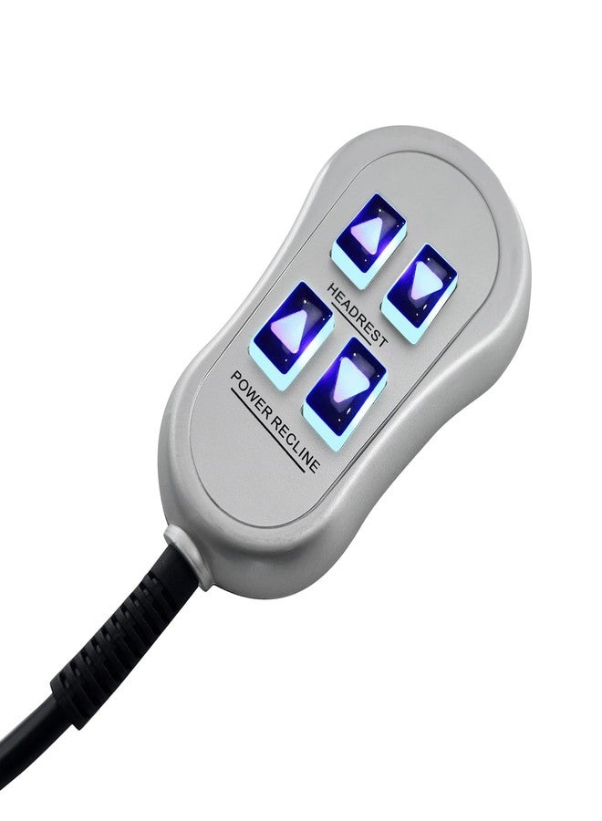 Fruhdi Lift Chairs Power Recliners 4 Button 5 Pin Prong Remote Hand Control Handset Replacement with Backlight - Image 4