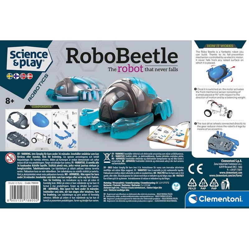 Clementoni - Science Museum RoboBeetle Cute Beetle Robot - 78800 - Image 3
