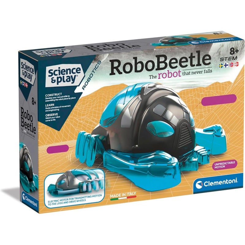 Clementoni - Science Museum RoboBeetle Cute Beetle Robot - 78800 - Image 1
