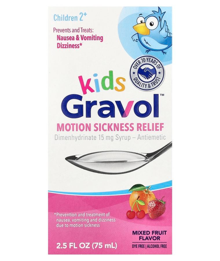 Kids Motion Sickness Relief Children 2+ Mixed Fruit 2.5 fl oz (75 ml)