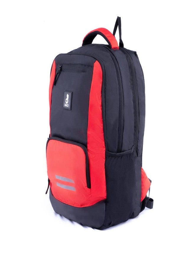 Dace Red Casual Waterproof Laptop Backpack/Office Bag/School Bag/College Bag/Business Bag/Travel Backpack (15.6inch laptop) 30 L (Red & black) - Image 1