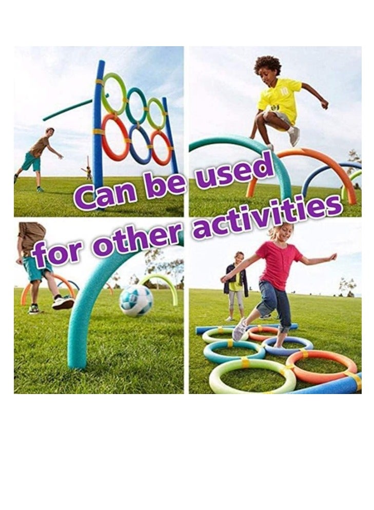 أي كي دي سي AKDC سباحة حمام السباحة المعكرونة المياه تعويم المعونة المعكرونة رغوة تعويم للأطفال أكثر من 5 سنوات من العمر والكبار لون عشوائي - Image 2