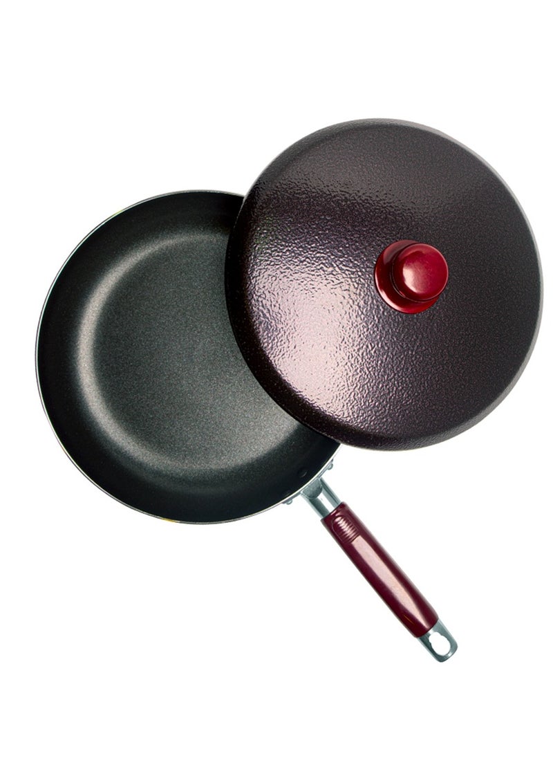 BASURRAH Original Korean high quality non-stick cover frying pans, set of 4 pans in different sizes 26-28-30-32 cm  - Image 2