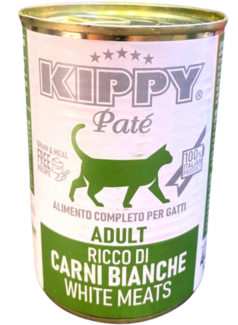 Kippy Pate Wet cat food (24 cans) - Kippy Pate  with White meats flavor - 24 × 400g - Image 2