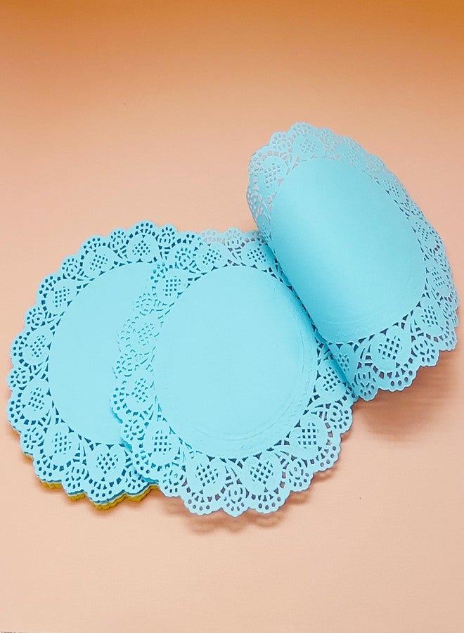 Jagrove Paper Doilies 100 Pack 7.5 Inch Lace Doilies Colorful Decorative Disposable Round Paper Placemats Bulk for Dessert Cake Wedding Birthday Party Tableware Decorations - Image 2