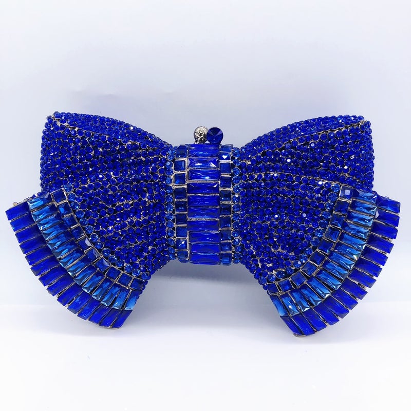 Carefully Selected New Bow-Knot Diamond Dinner Bag Banquet Full Diamond Hand-Held Women'S Bagstone Clutch - Image 3