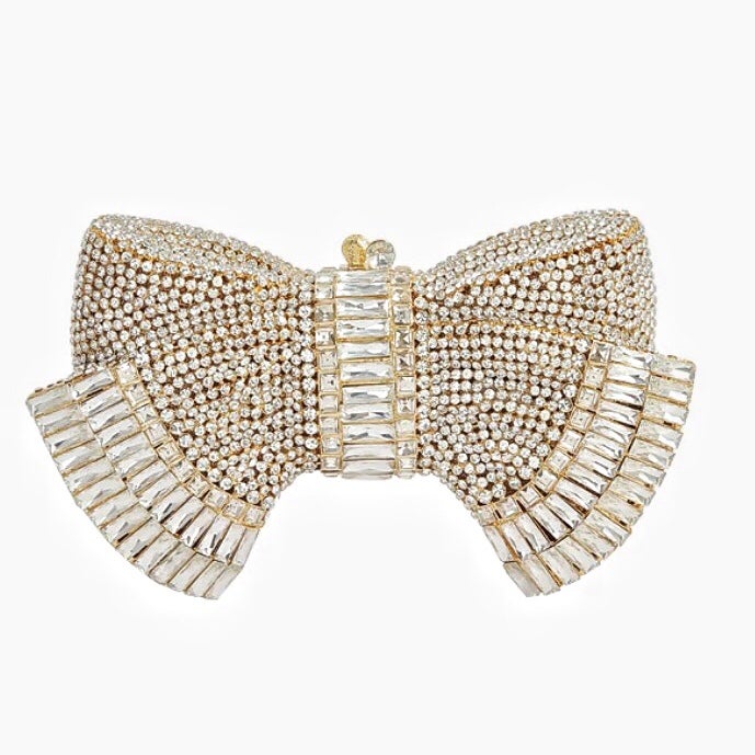 Carefully Selected New Bow-Knot Diamond Dinner Bag Banquet Full Diamond Hand-Held Women'S Bagstone Clutch - Image 5