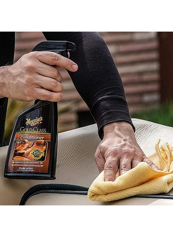 Meguiar's Gold Class UV-Protectant Car Seat Leather Conditioner 473 ml G18616 - Image 4