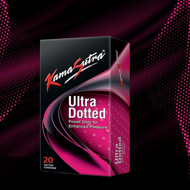 Kamasutra Kama Sutra Ultra Dotted Condoms - 20 Pack - Image 2