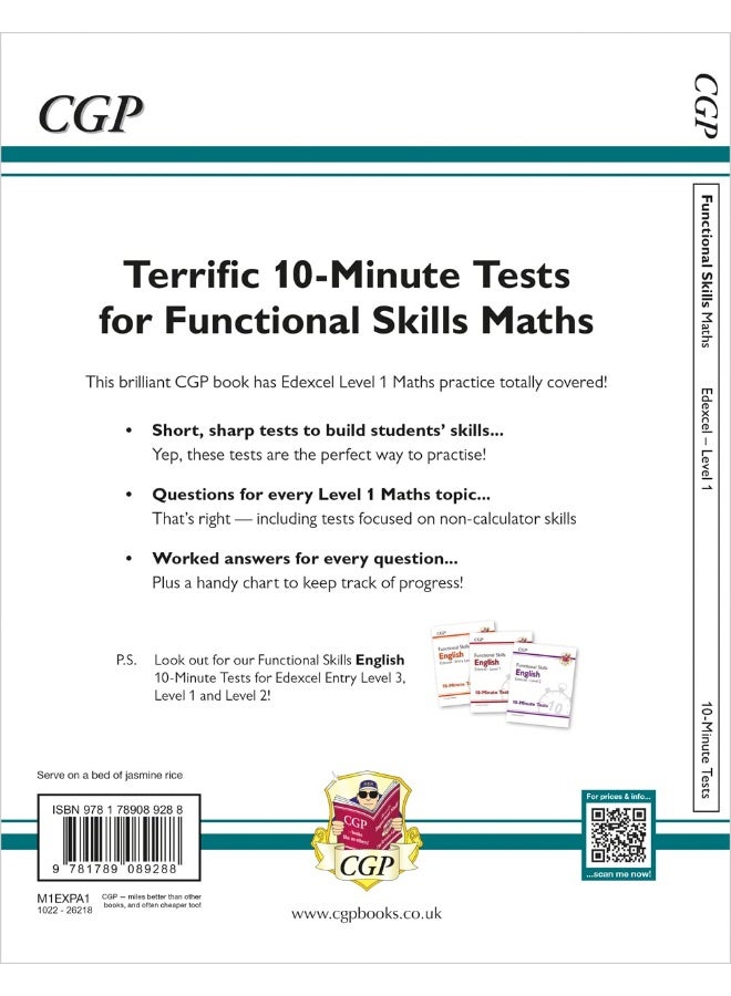 Functional Skills Maths: Edexcel Level 1 - 10-Minute Tests - Image 2