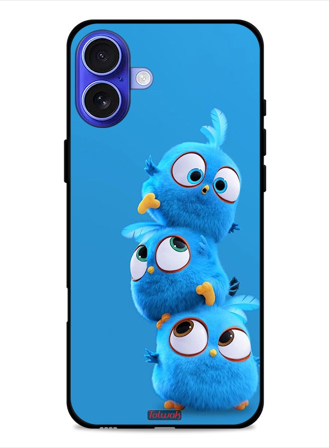 Tolwak Apple iPhone 16 Protective Case Cover Cute Birds - Image 1