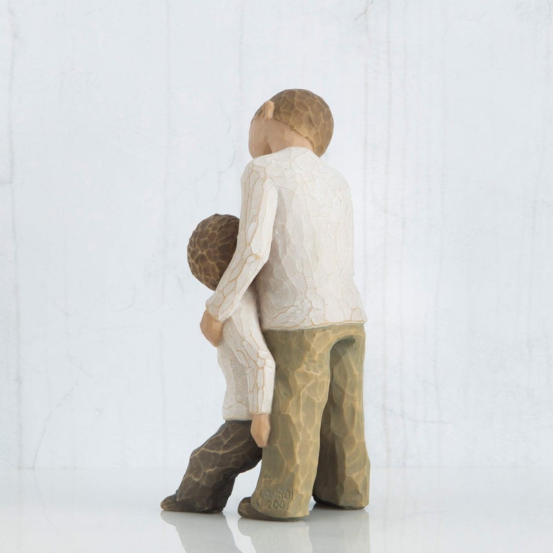 Willow Tree Brothers, Forging a Bond That Lasts a Lifetime, Two Boys Leaning Against Each Other, Figure Reflects Family Relationships and Best Friends, Sculpted Hand-Painted Figure - Image 3