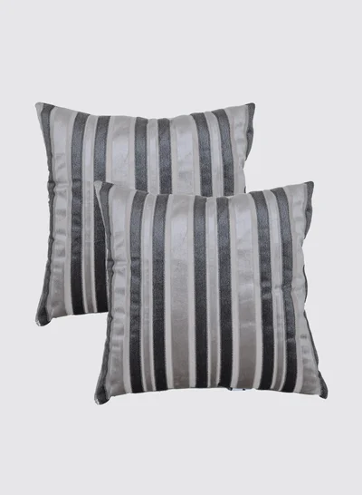 Donetella Cushion Cover,45X45 Cm (18X18 inch) 2-Pcs Decorative Throw Pillowcases Without Filler With Beautiful Abstract Art For Sofa Bed Living Room And Couch, Pale Sky