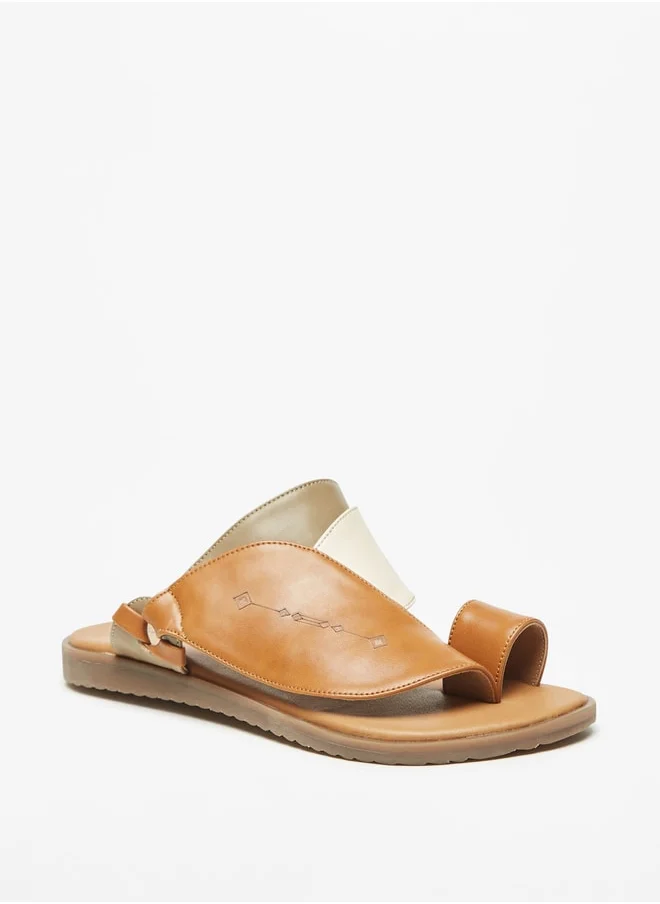 Al Waha Boys Colourblock Slip-On Arabic Sandals