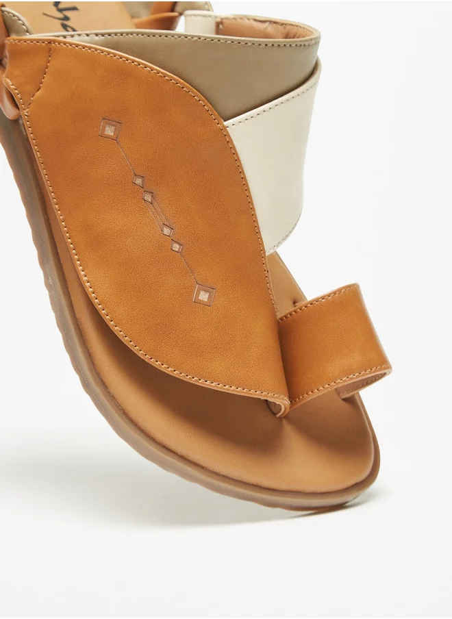 Al Waha Boys Colourblock Slip-On Arabic Sandals