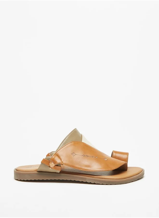 Al Waha Boys Colourblock Slip-On Arabic Sandals